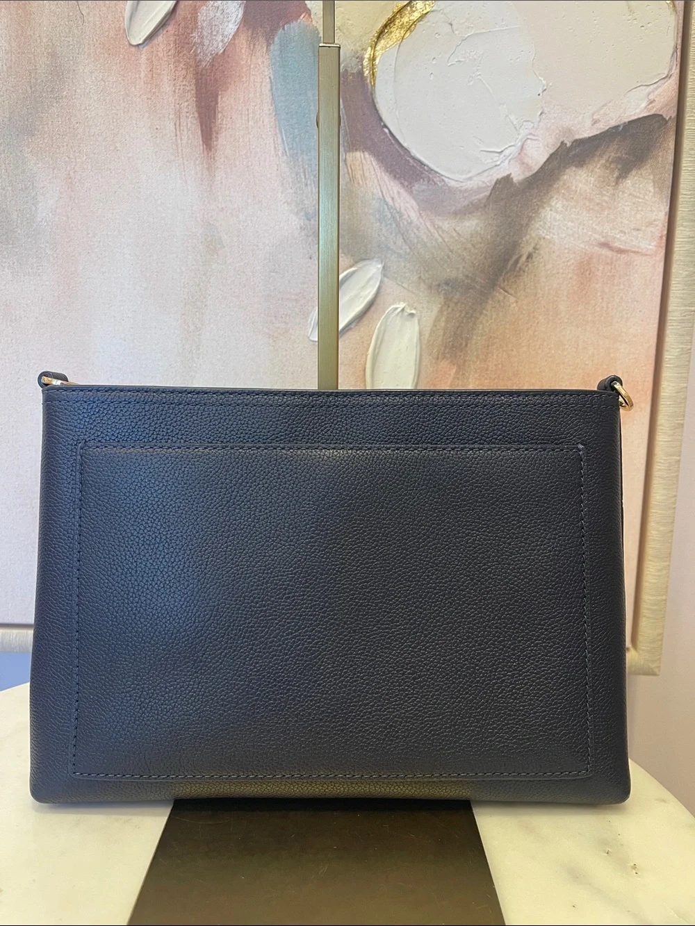 Tory Burch Blake Navy Leather Crossbody